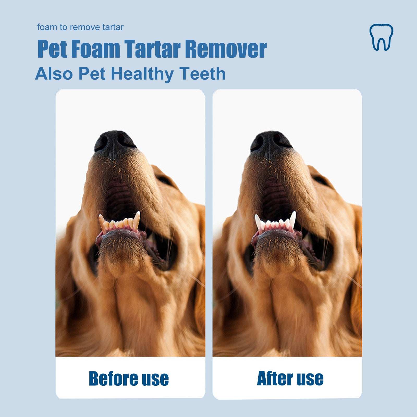 Dental Foam Cleaner For Removing Calculus, Yellow Teeth, Bad Breath, Teeth Cleaning - Purrfect Pet Haven