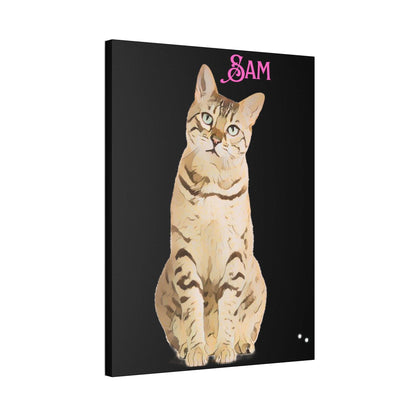 PAW-sonalized Black Canvas Print | Upload Photo~Choose size - Purrfect Pet Haven