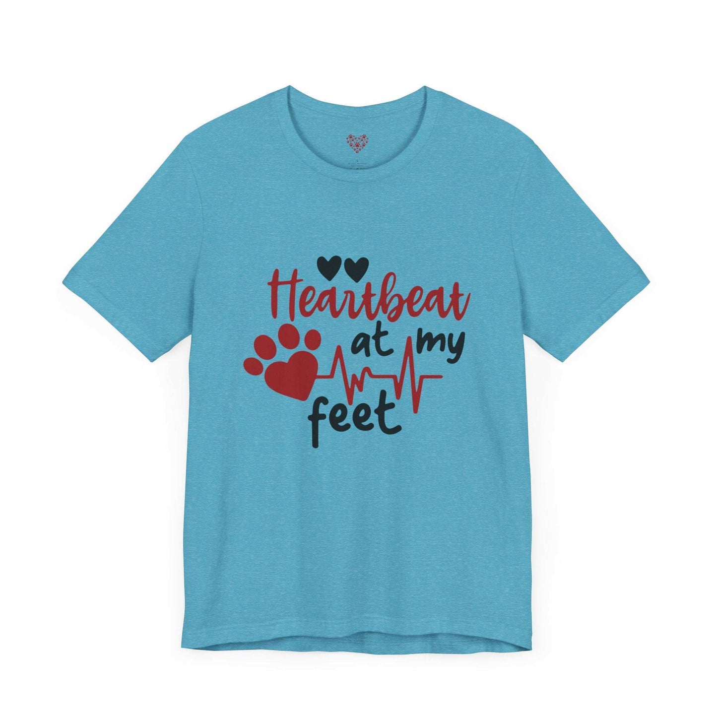 Heartbeat at my Feet - Unisex Tee - Purrfect Pet Haven