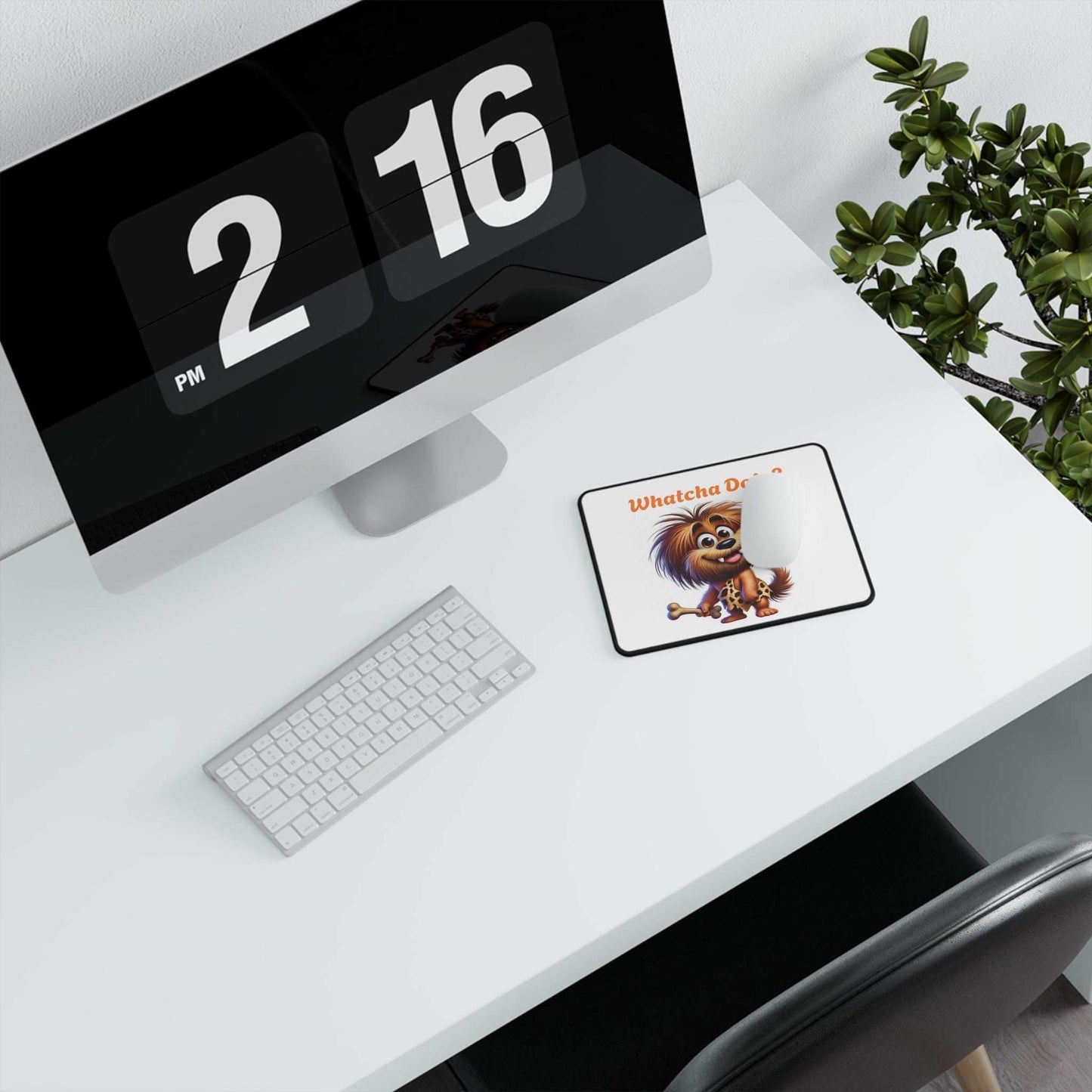 Whatcha Doin'? Non-Slip Gaming Mouse Pad - Fun & Functional Desk Accessory for Gamers - Purrfect Pet Haven