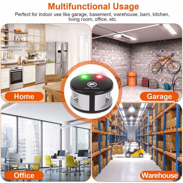 Ultrasonic Pest Repellent - 4 Modes for 3229 Sq Ft - Purrfect Pet Haven