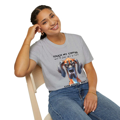 Funny Dog Coffee Lover T-Shirt - Hilarious Pet Parent Humor Tee - Purrfect Pet Haven