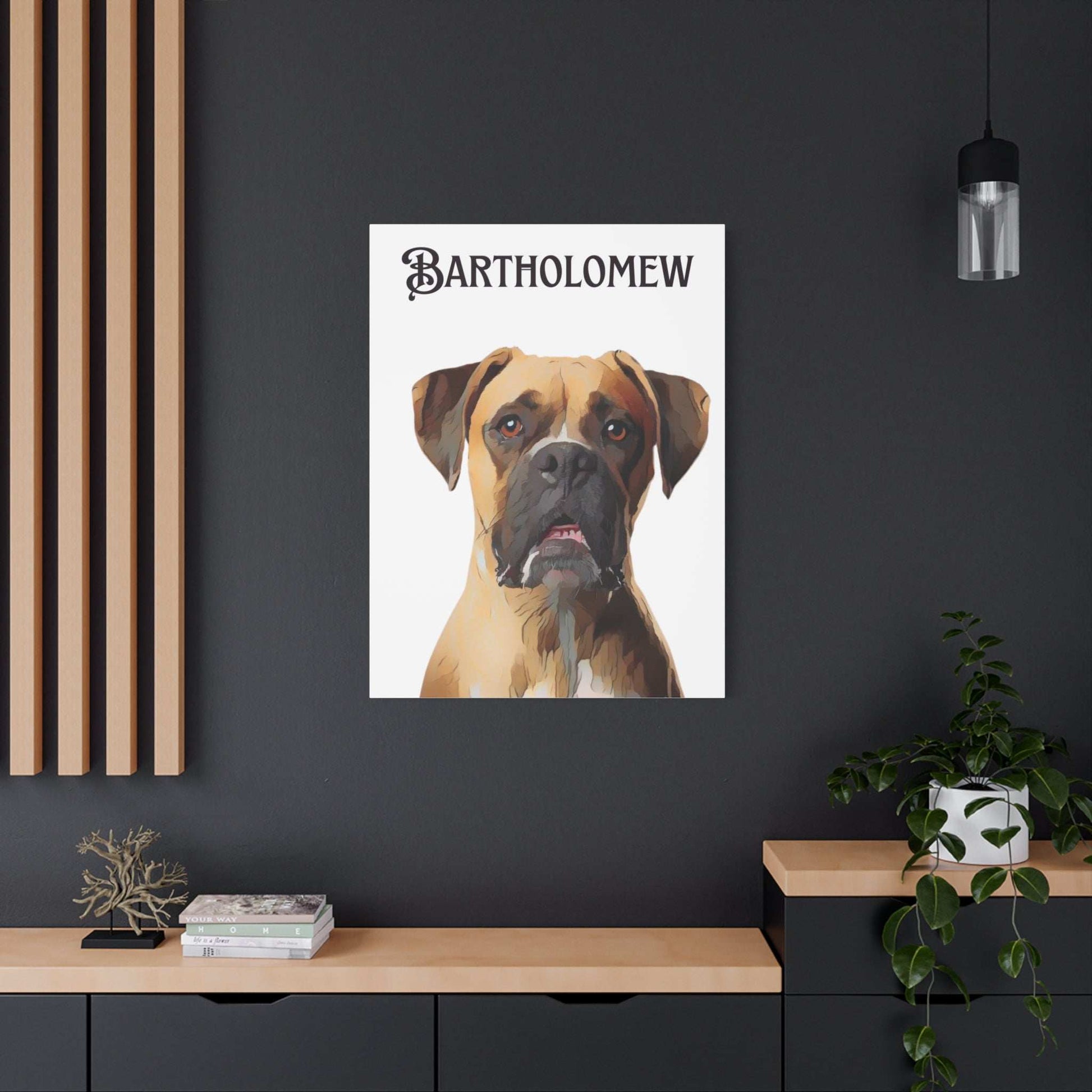 PAW-sonalized White Canvas Print | Upload Photo~Choose size - Purrfect Pet Haven