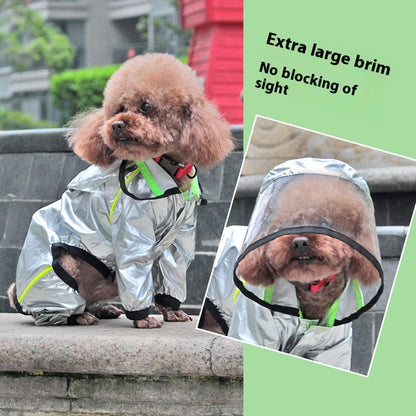 Full-Cover Dog Raincoat - Waterproof Four-Leg Design - Purrfect Pet Haven
