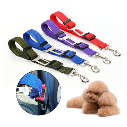 Dog Car Seat Belt - Adjustable Pet Safety Harness Leash - Purrfect Pet Haven