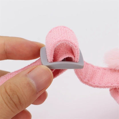Bow Tie Puppy Harness - Warm Padded Dog Leash Set - Purrfect Pet Haven