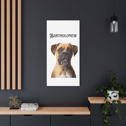 PAW-sonalized White Canvas Print | Upload Photo~Choose size - Purrfect Pet Haven