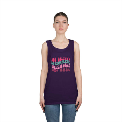 Playful Unisex Heavy Cotton Tank Top - Perfect for Casual Days - Purrfect Pet Haven