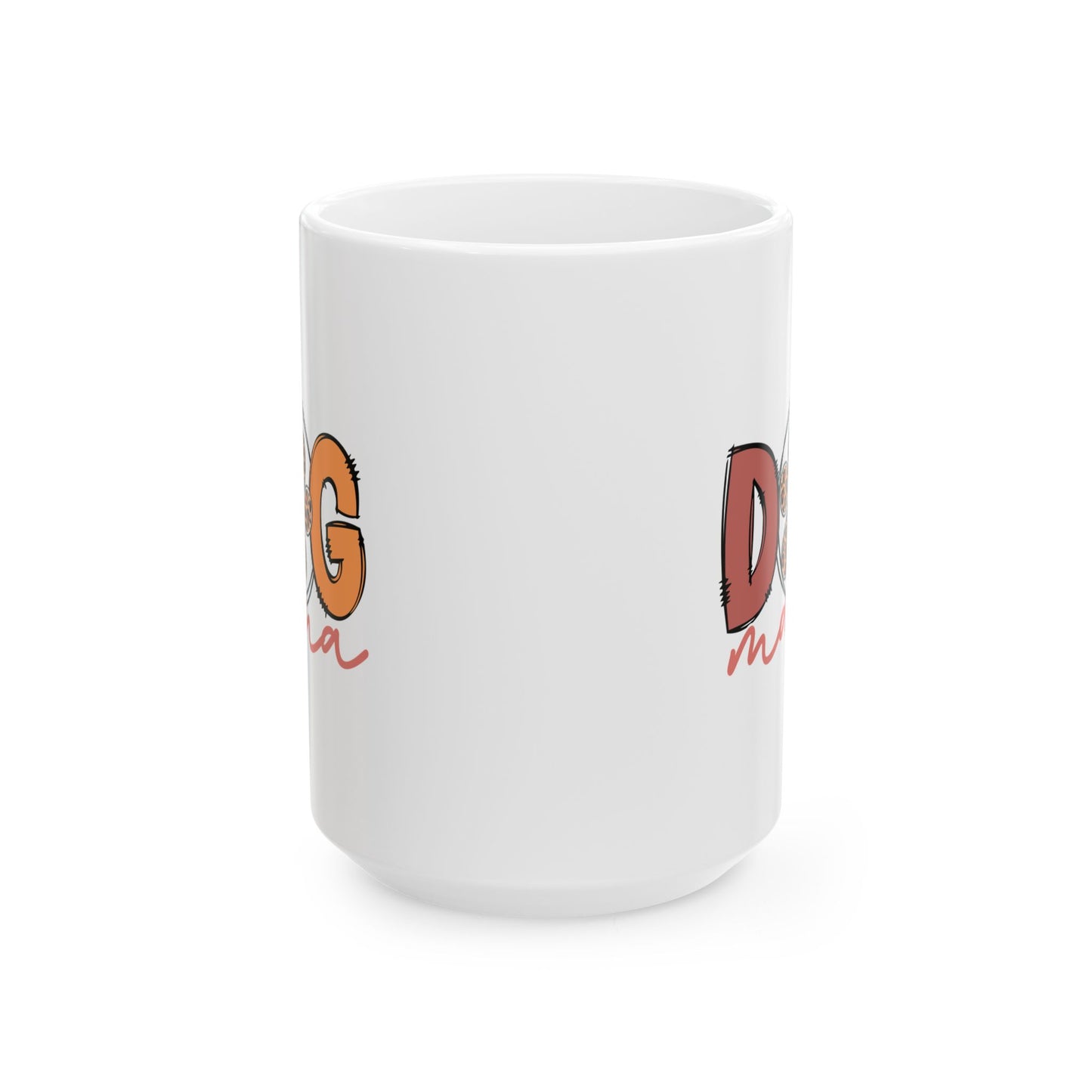 Dog Mama Ceramic Mug - Large 15oz Coffee Cup