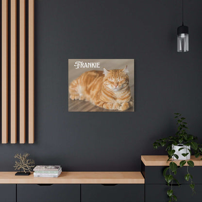 Personalized Landscape Photo Canvas Wall Art - Stretch Framed Print for Pet Lovers - Purrfect Pet Haven