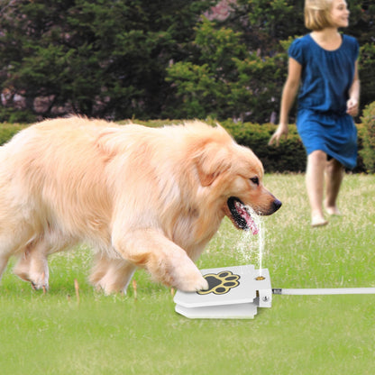 Outdoor Dog Water Fountain - Step-Activated Pedal - Purrfect Pet Haven