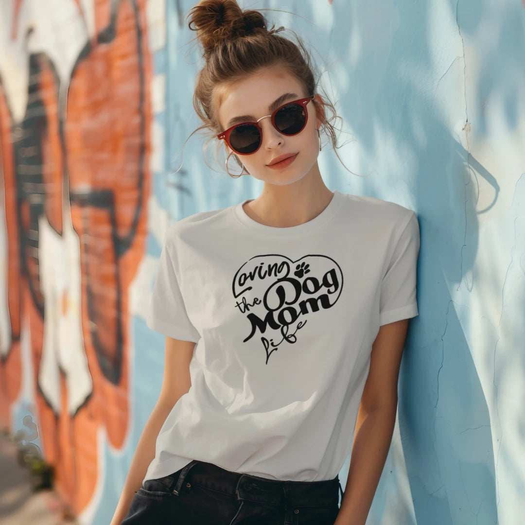 Dog Mom Life T-Shirt - Proud Dog Mother Apparel for All Breeds - Purrfect Pet Haven