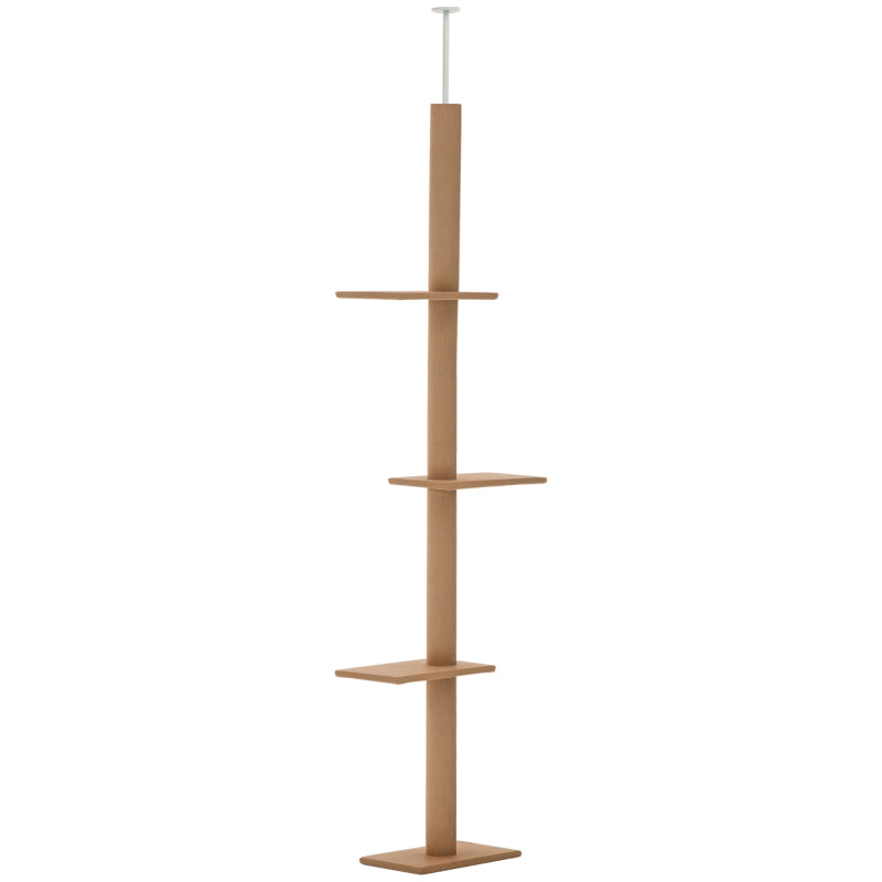 Cat Tree - Floor to Ceiling 8.5 Ft Climbing Tower - Purrfect Pet Haven