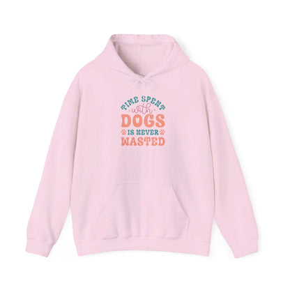 Time Spent with Dogs Hoodie - Perfect for Dog Lovers | Purrfect Pet Haven