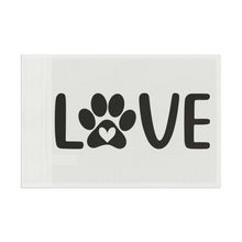 Pet Love Flag - Heart Paw Print Decor - Purrfect Pet Haven