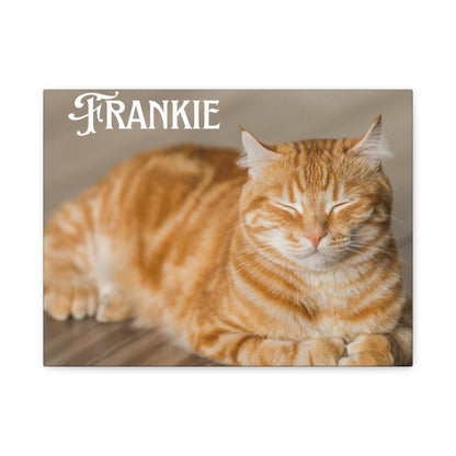 Personalized Landscape Photo Canvas Wall Art - Stretch Framed Print for Pet Lovers - Purrfect Pet Haven
