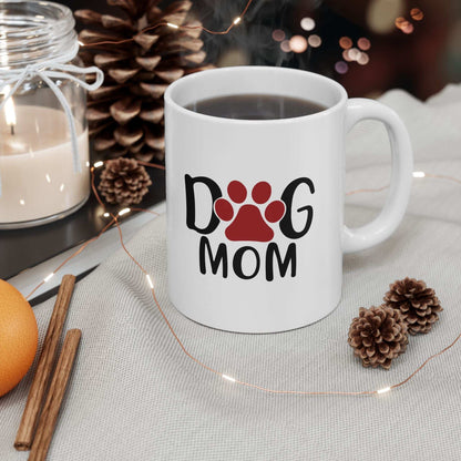 Dog Mom Ceramic Mug - Perfect Gift for Pet Lovers - Purrfect Pet Haven