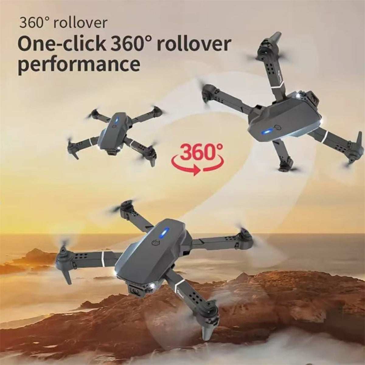 E88 Smart Pet Photography Drone - Foldable RC Camera Drone - Purrfect Pet Haven