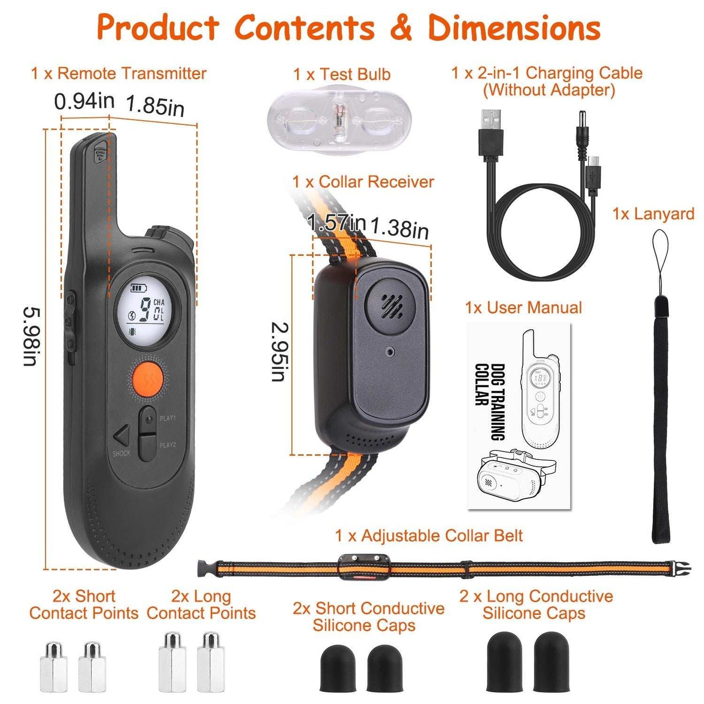 Dog Training Collar - Waterproof Remote With 3 Training Modes - Purrfect Pet Haven