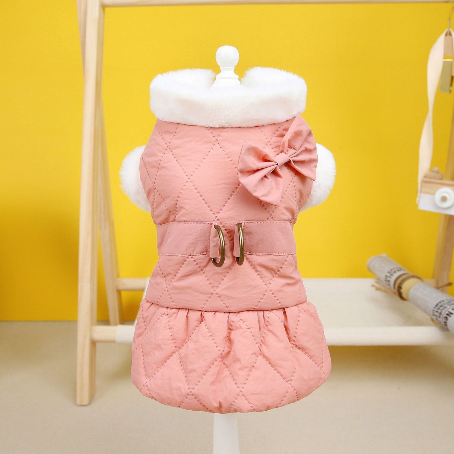 Butterfly Dreams Dress - Small Dog Cotton-Padded Outfit - Purrfect Pet Haven
