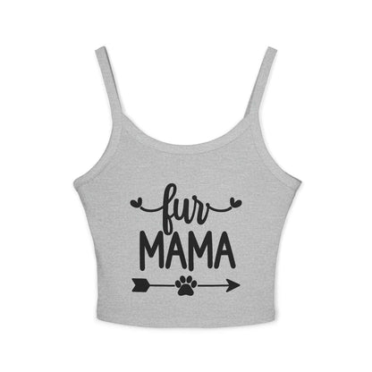 Fur Mama Spaghetti Strap Tank Top - Perfect for Dog Moms - Purrfect Pet Haven