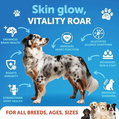 Salmon Oil for Dogs Wild Alaskan - Omega 3 Coat Joint