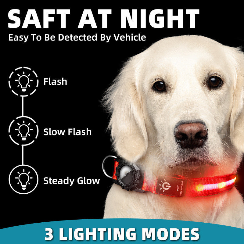 LED Waterproof Pet Collar - Safety Light Up Dog Collar - Purrfect Pet Haven
