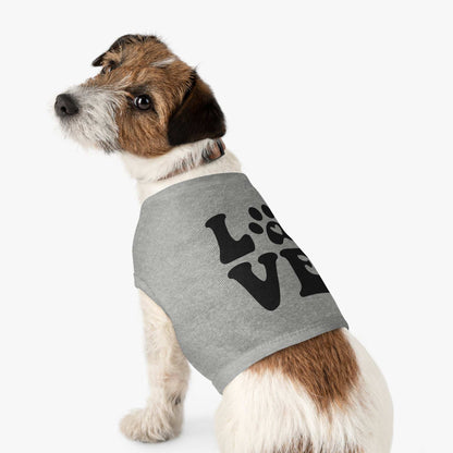 Cute Pet Tank Top - 'Love' Design for Dogs and Cats - Purrfect Pet Haven