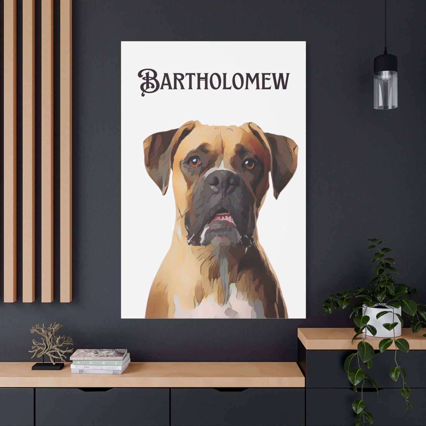 PAW-sonalized White Canvas Print | Upload Photo~Choose size - Purrfect Pet Haven