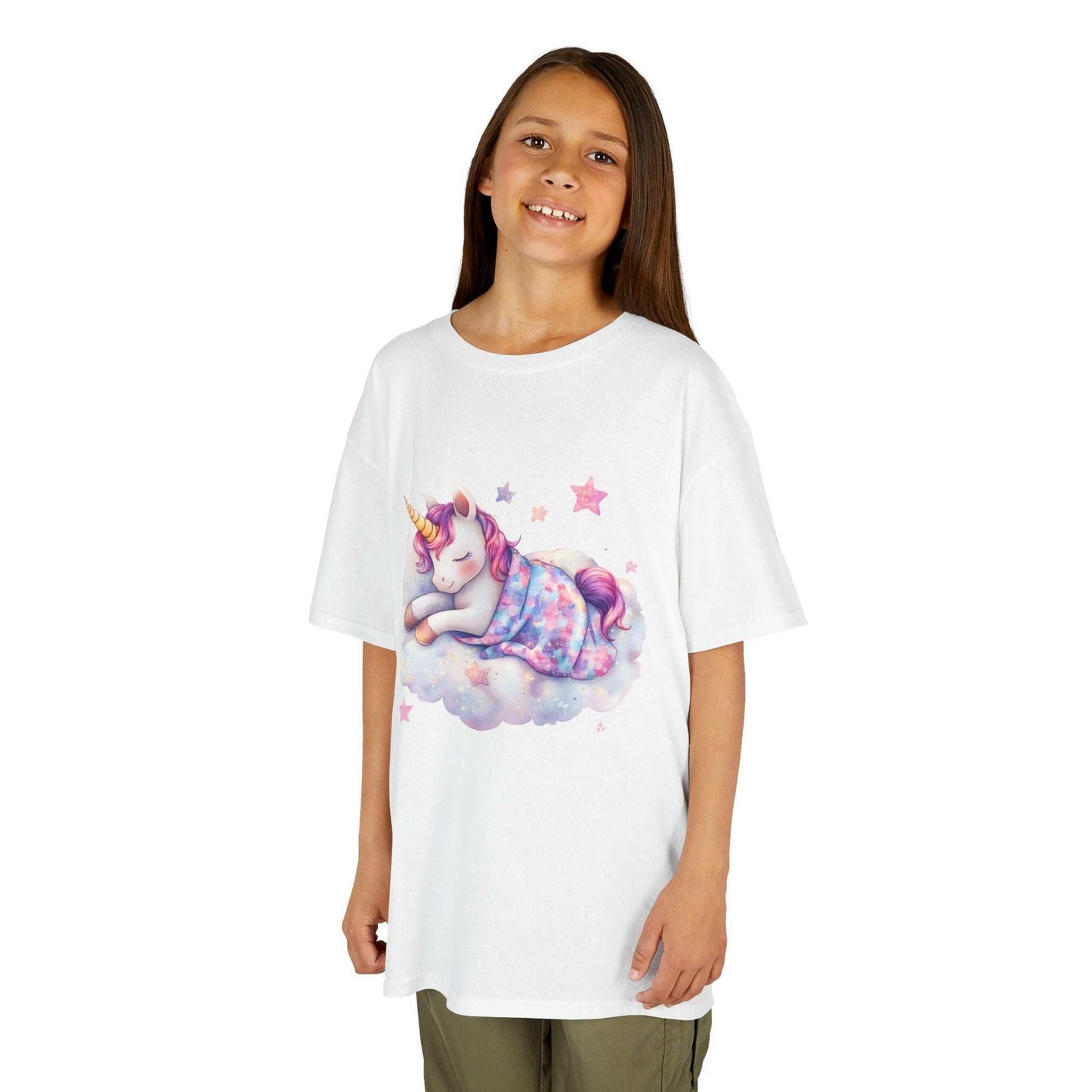 Dreamy Unicorn Kids Heavy Cotton Tee - Cute & Cozy for Everyday Adventures - Purrfect Pet Haven