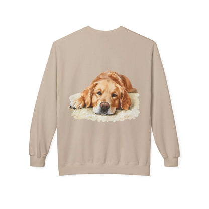 Cozy Golden Retriever Sweatshirt - Naptime Ahead Cloud - Purrfect Pet Haven
