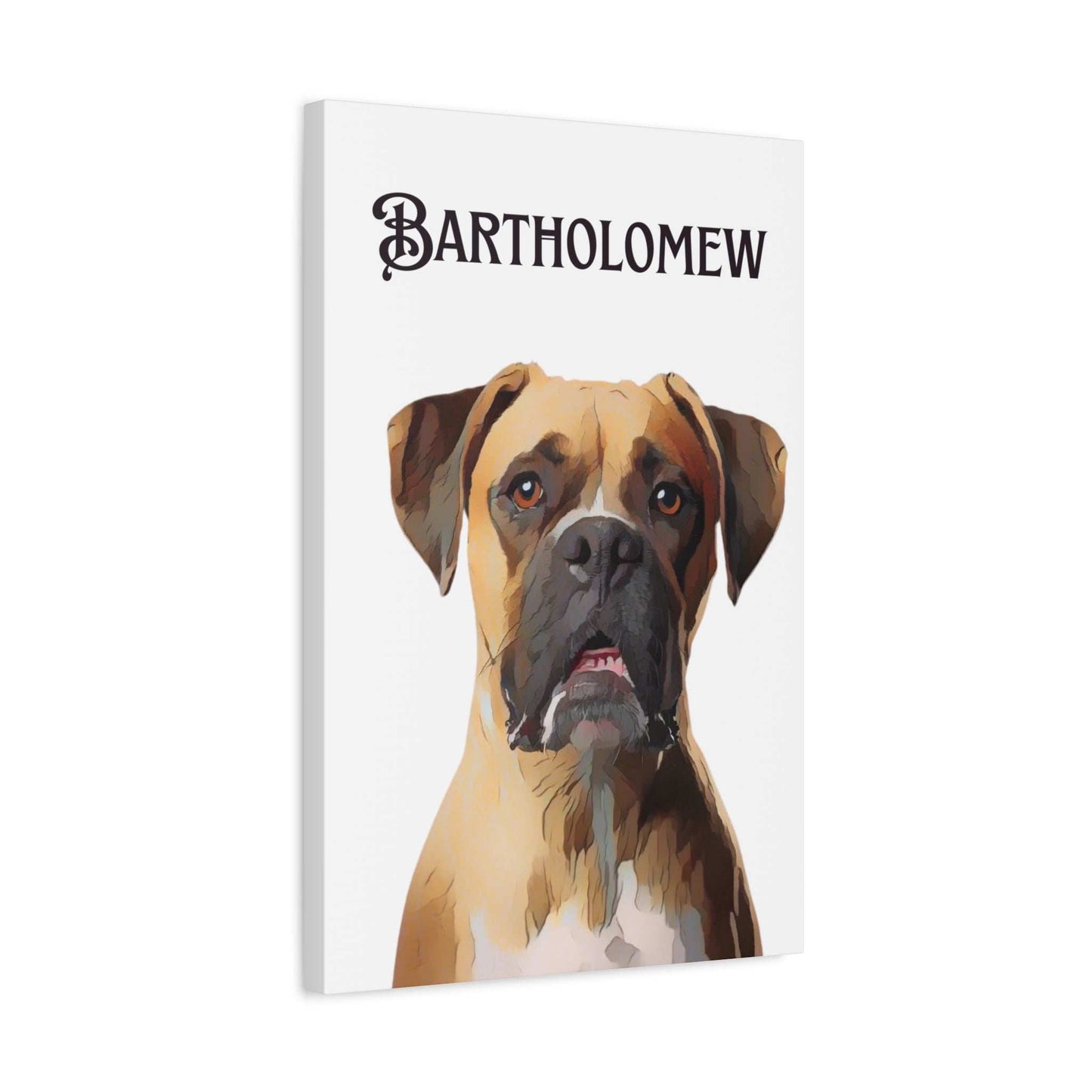 PAW-sonalized White Canvas Print | Upload Photo~Choose size - Purrfect Pet Haven