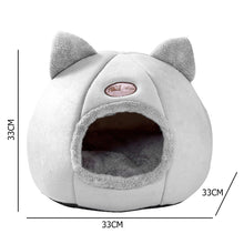 Winter Cat Nest - Large Enclosed Warm Sofa Bed for Cold Weather - Purrfect Pet Haven