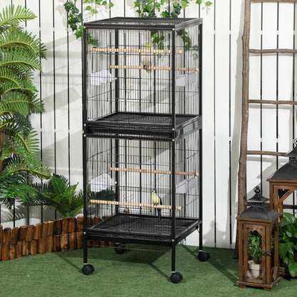 Large Bird Cage with Wide Wingspan Space - Purrfect Pet Haven