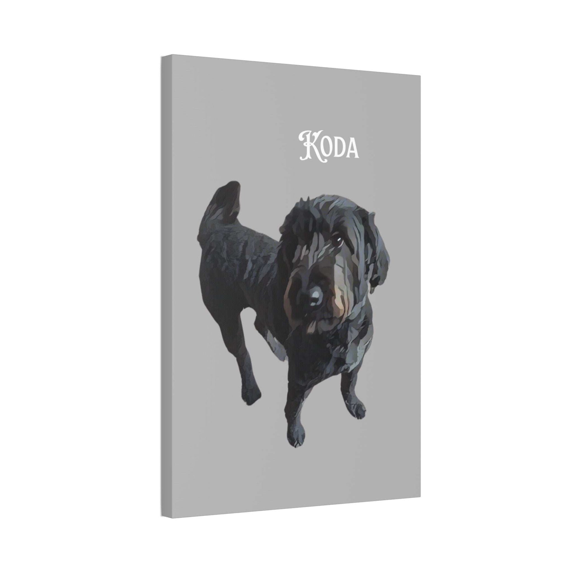 PAW-sonalized Light Grey Canvas Print | Upload Photo~Choose size - Purrfect Pet Haven