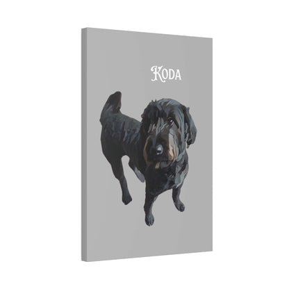 PAW-sonalized Light Grey Canvas Print | Upload Photo~Choose size - Purrfect Pet Haven