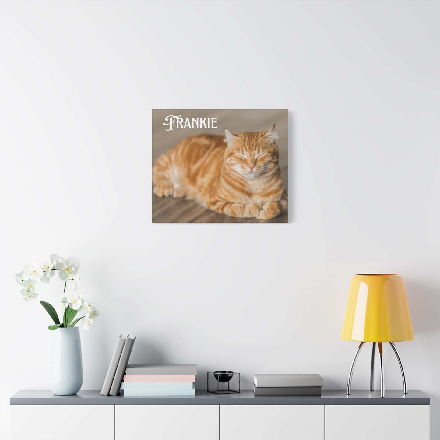 Personalized Landscape Photo Canvas Wall Art - Stretch Framed Print for Pet Lovers - Purrfect Pet Haven