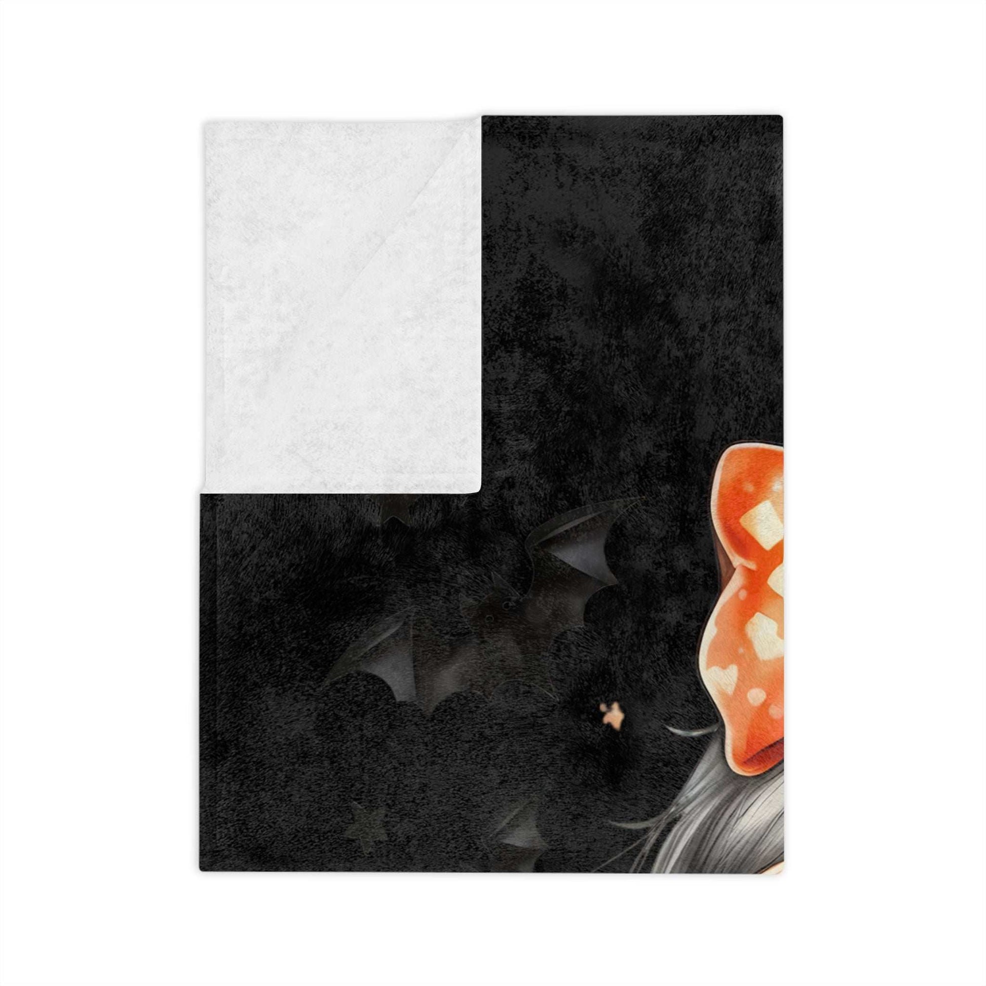 Halloween Ghost Blanket - Cute Spooky Fall Throw Microfiber - Purrfect Pet Haven