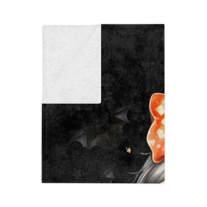 Halloween Ghost Blanket - Cute Spooky Fall Throw Microfiber - Purrfect Pet Haven