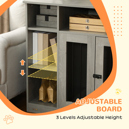 Paws & Storage Crate - 47" Dog Furniture Table - Purrfect Pet Haven