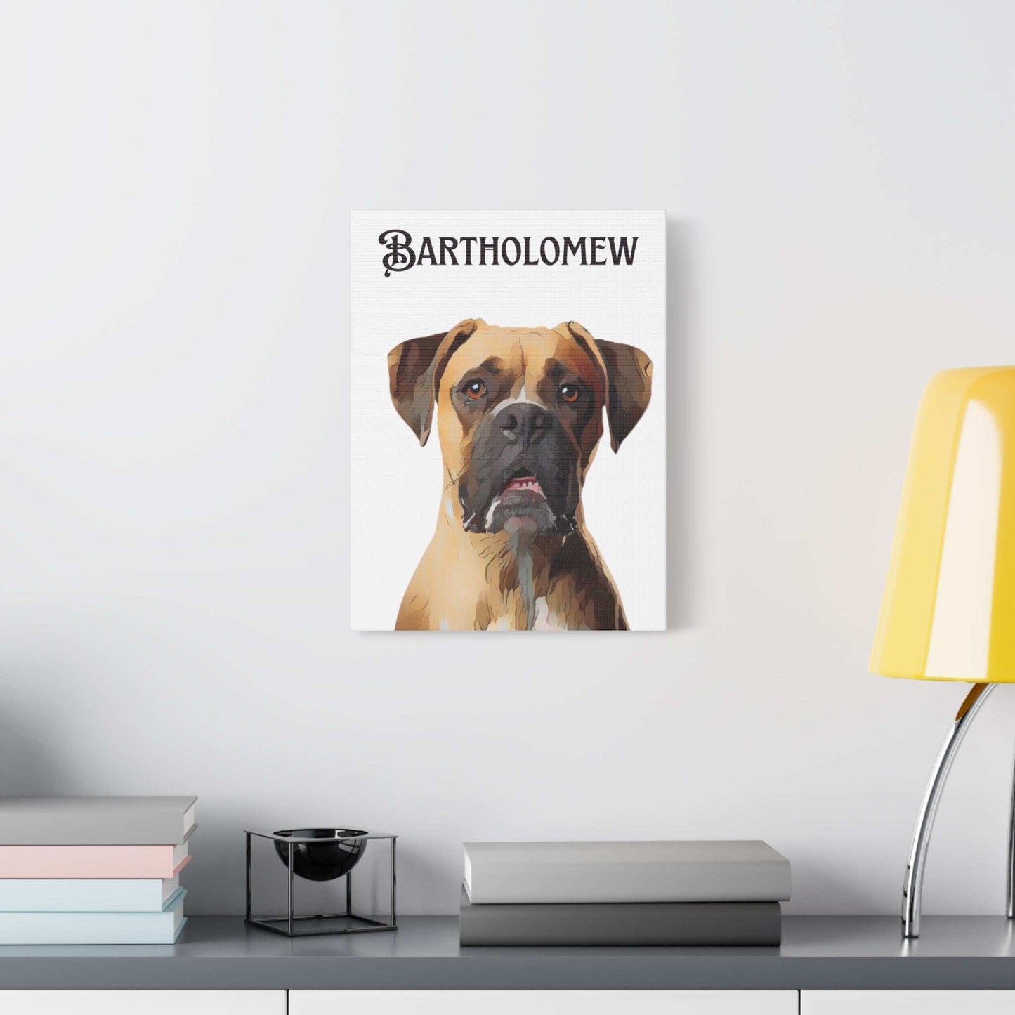 PAW-sonalized White Canvas Print | Upload Photo~Choose size - Purrfect Pet Haven