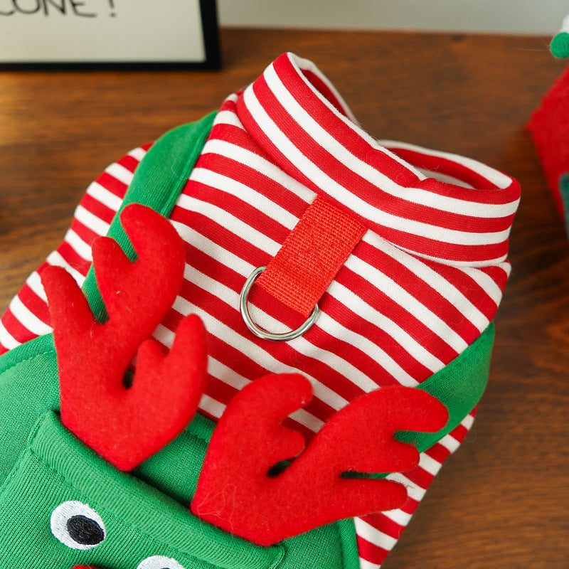 Christmas Reindeer Pet Costume - Dog & Cat Holiday Outfit - Purrfect Pet Haven