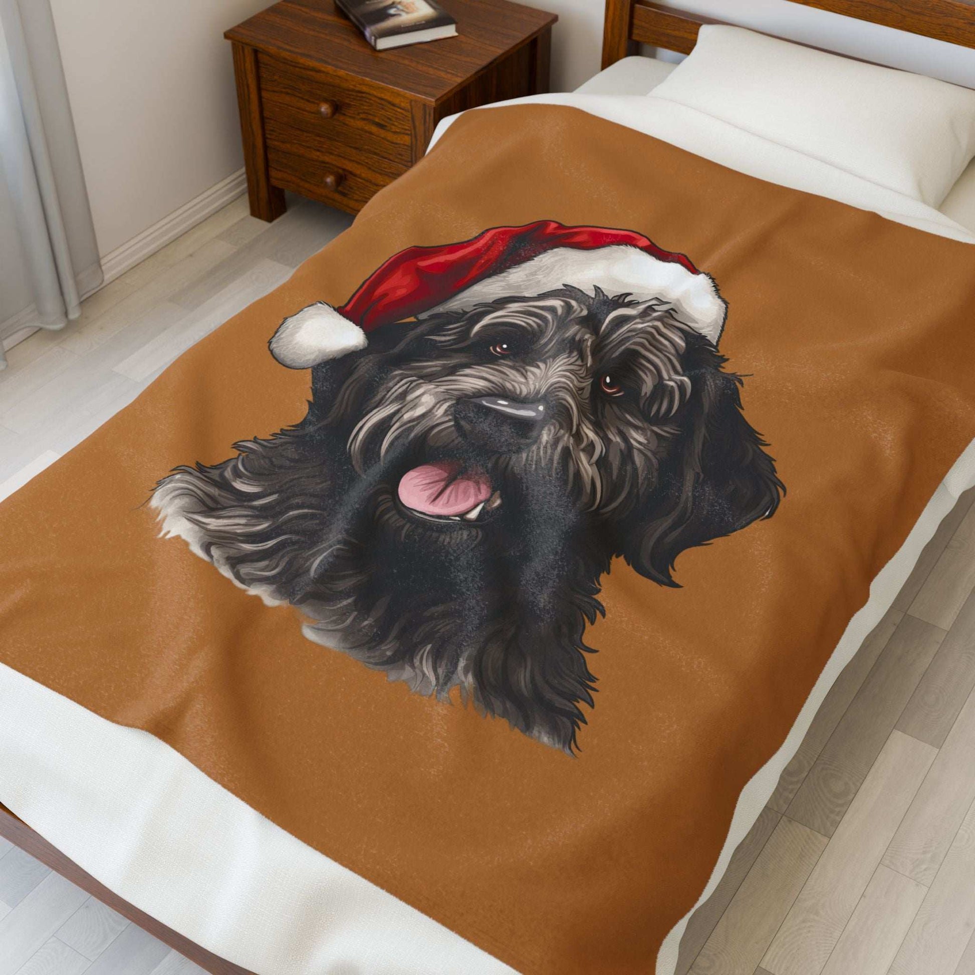 Dog Holiday Plush Blanket - Cozy Christmas Throw for Pet Lovers - Purrfect Pet Haven