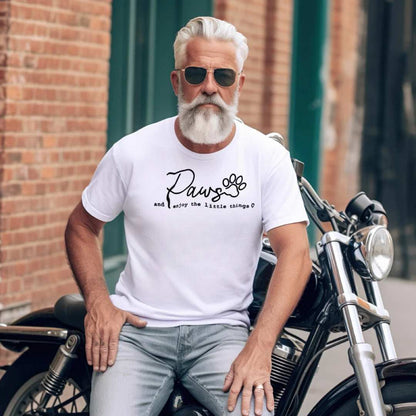 Enjoy Paws T-Shirt - Pet Lover Apparel for Dog & Cat Parents - Purrfect Pet Haven
