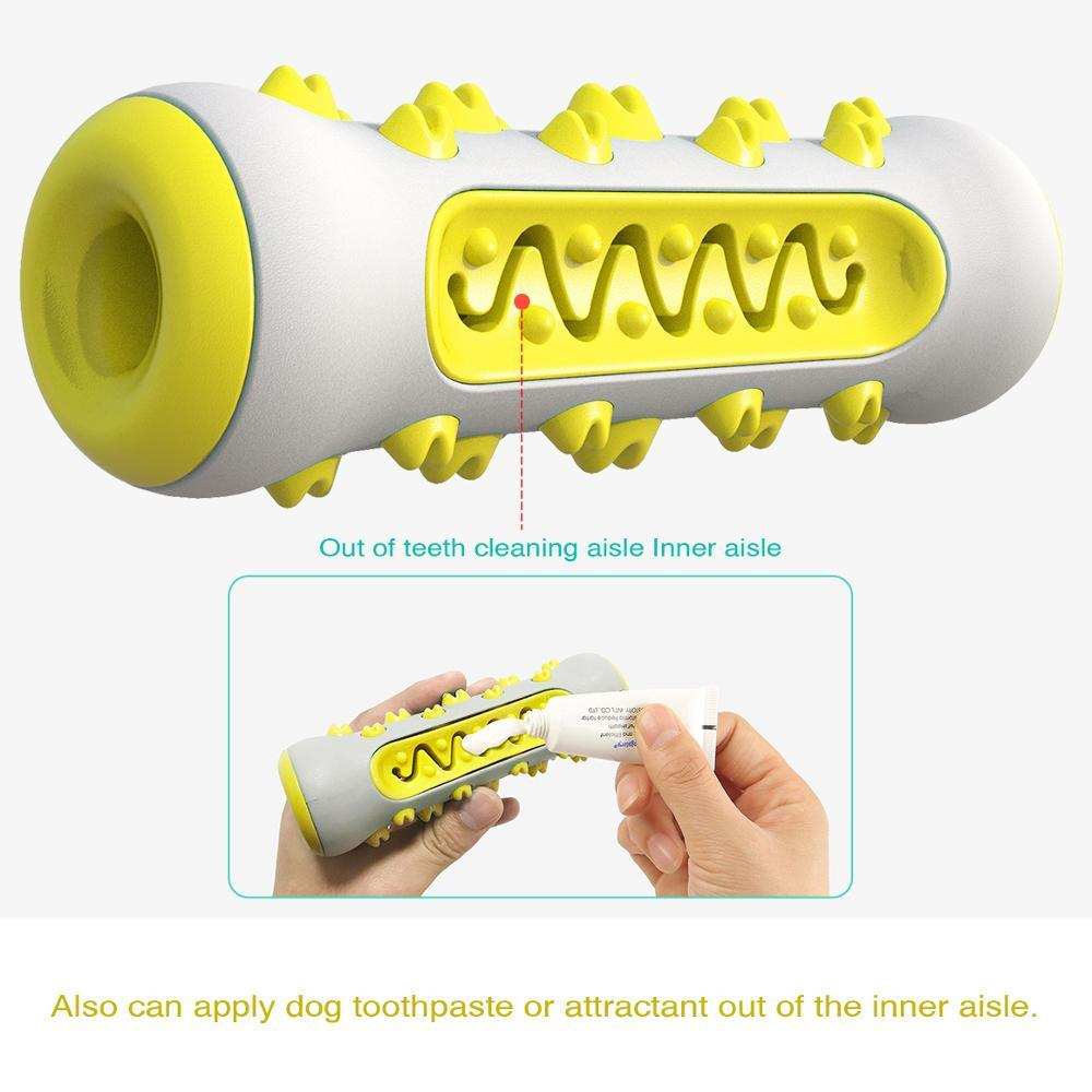 Indestructible Dog Squeaky Toys - Tough Toothbrush Chew Toy for Aggressive Chewers - Purrfect Pet Haven