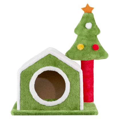 Cat House Christmas Tree - Cat Climbing Frame - Purrfect Pet Haven