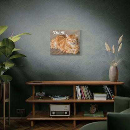 Personalized Landscape Photo Canvas Wall Art - Stretch Framed Print for Pet Lovers - Purrfect Pet Haven