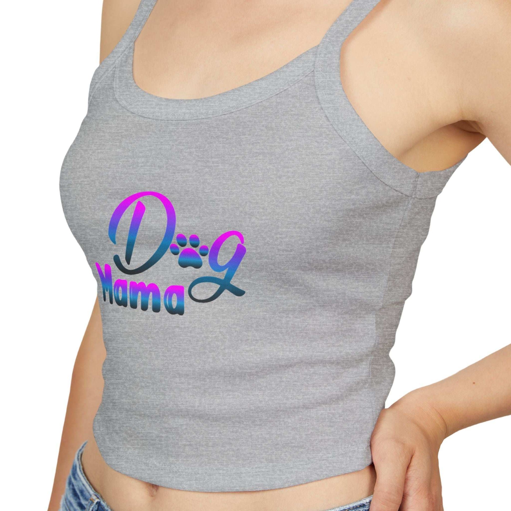 Dog Mama - Spaghetti Strap Tank Top - Purrfect Pet Haven
