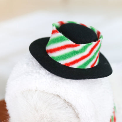 Pet Snowman Costume Outfit for Small Medium Dogs Cats