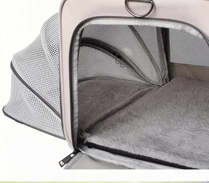Portable Pet Carrier for Cats and Small Dogs - Breathable Travel Backpack - Purrfect Pet Haven